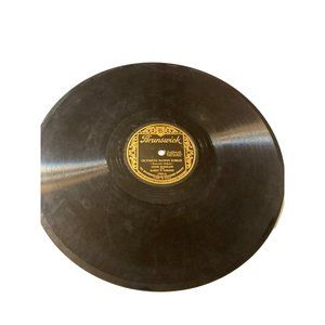 Vintage Brunswick vinyl record let the rest of the world go by Lester Macfarland